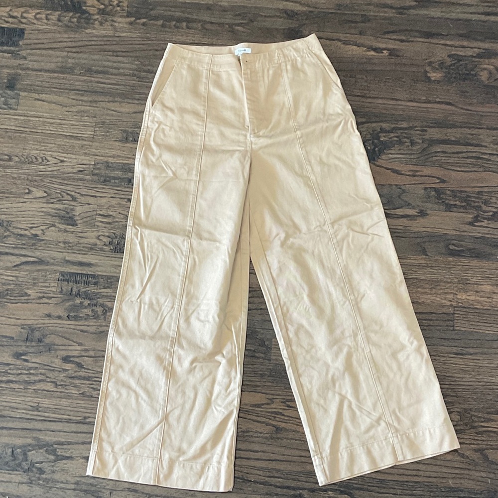 Madewell Tan High-Waist Pants